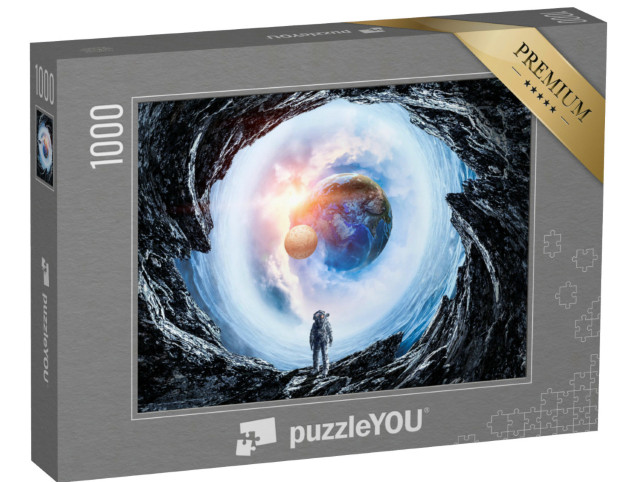 Puzzle 1000 Teile „Weltraum und Astronaut“