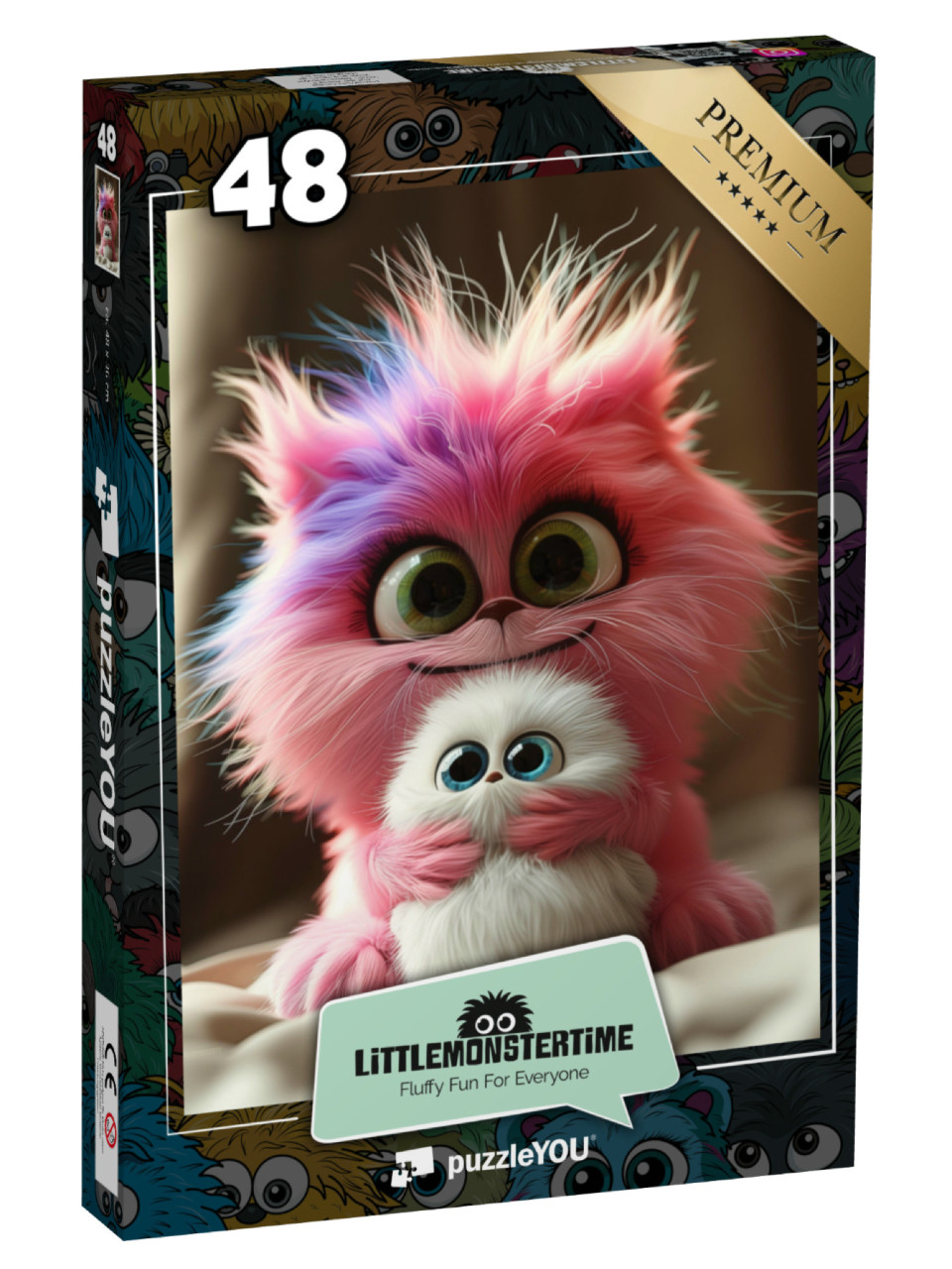 Puzzle 48 Teile „LITTLEMONSTERTIME: Grace“