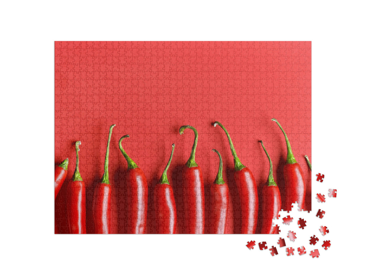 Puzzle 1000 Teile „Chilischote  “