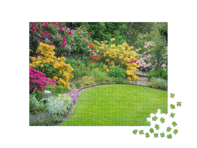 Puzzle 1000 Teile „Schöner Garten im Frühling“
