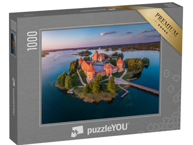 Puzzle 1000 Teile „Burg Trakai im Galve-See, Litauen“