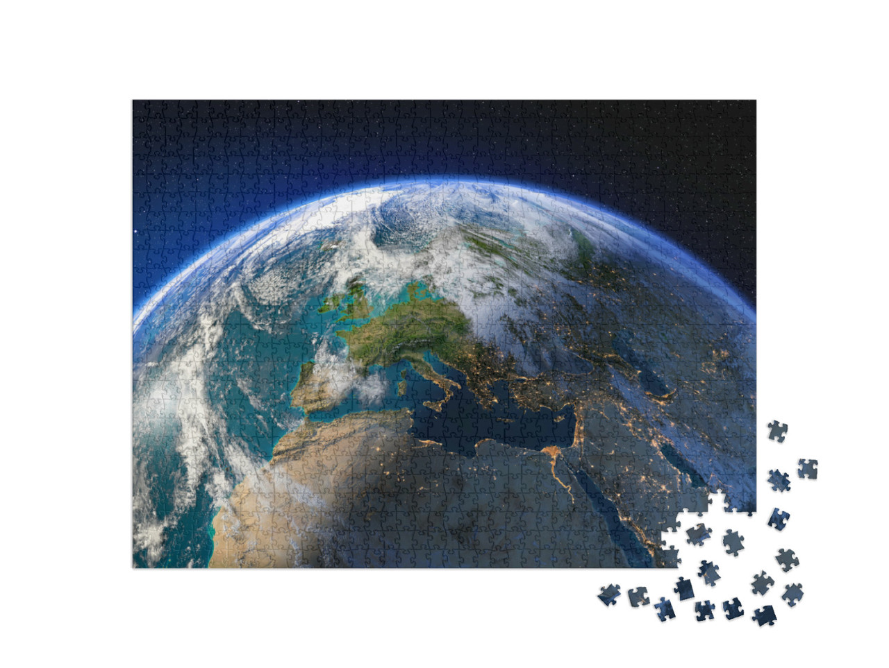 Puzzle 1000 Teile „Die Erde“