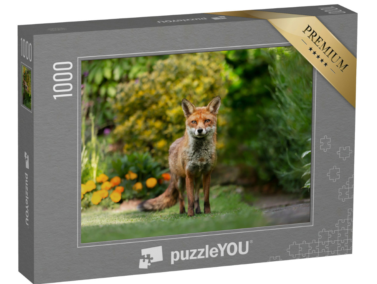 Puzzle 1000 Teile „Nahaufnahme eines Rotfuchses“