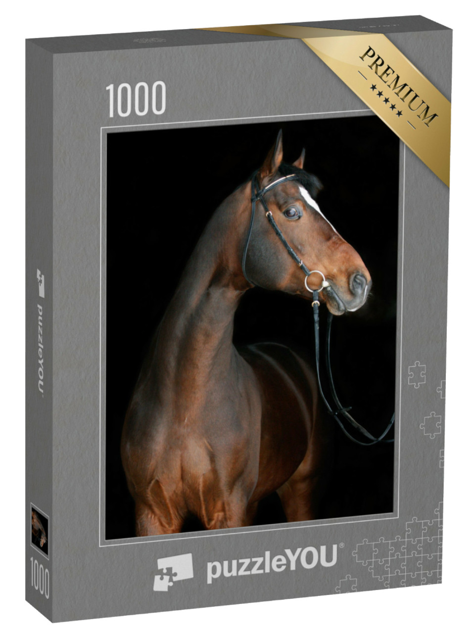 Puzzle 1000 Teile „Braunes Pferd “