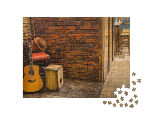 Puzzle 1000 Teile „Kneipenmusik“