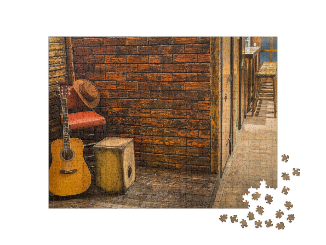Puzzle 1000 Teile „Kneipenmusik“