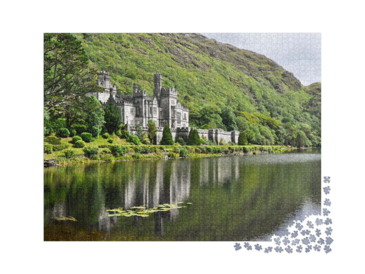 Puzzle 2000 Teile „Kylemore Abbey, Galway, Irland“