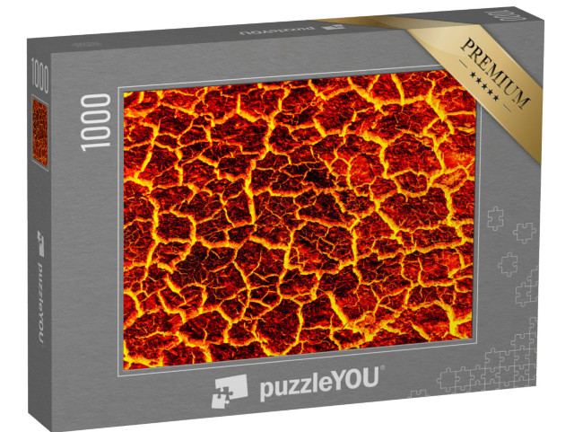 Puzzle 1000 Teile „Rote Lava“