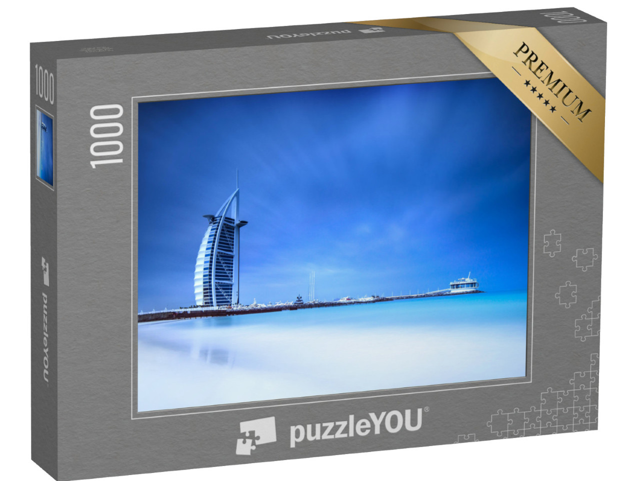 Puzzle 1000 Teile „Burj Al Arab Hotel am Jumeirah Strand, Dubai“