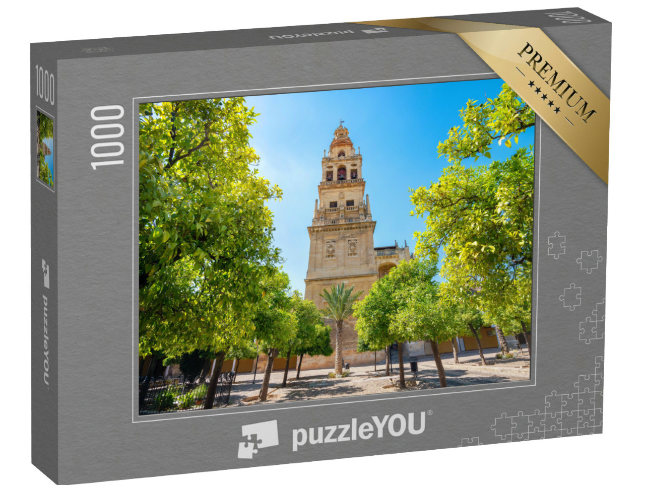 Puzzle 1000 Teile „Glockenturm der Mezquita-Moschee in Córdoba, Andalusien“