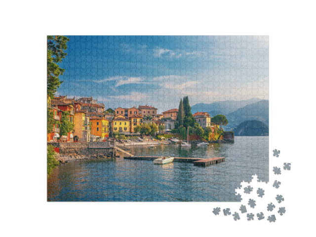 Puzzle 1000 Teile „Varenna am Comer See, Italien“