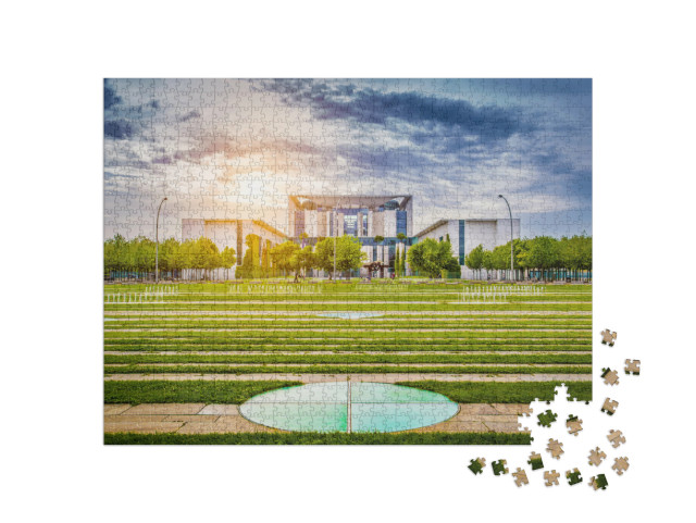 Puzzle 1000 Teile „Bundeskanzleramt, Berlin Mitte, Deutschland“