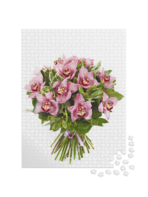 Puzzle 1000 Teile „Ein Hochzeitsbouquet “