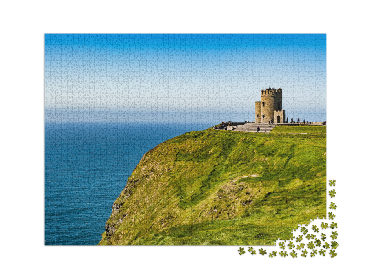 Puzzle 2000 Teile „O'Brien's Tower, höchster Punkt der Cliffs of Moher, Irland“