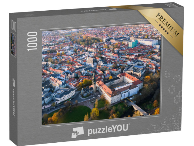 Puzzle 1000 Teile „Panoramablick auf Weimar, Deutschland“