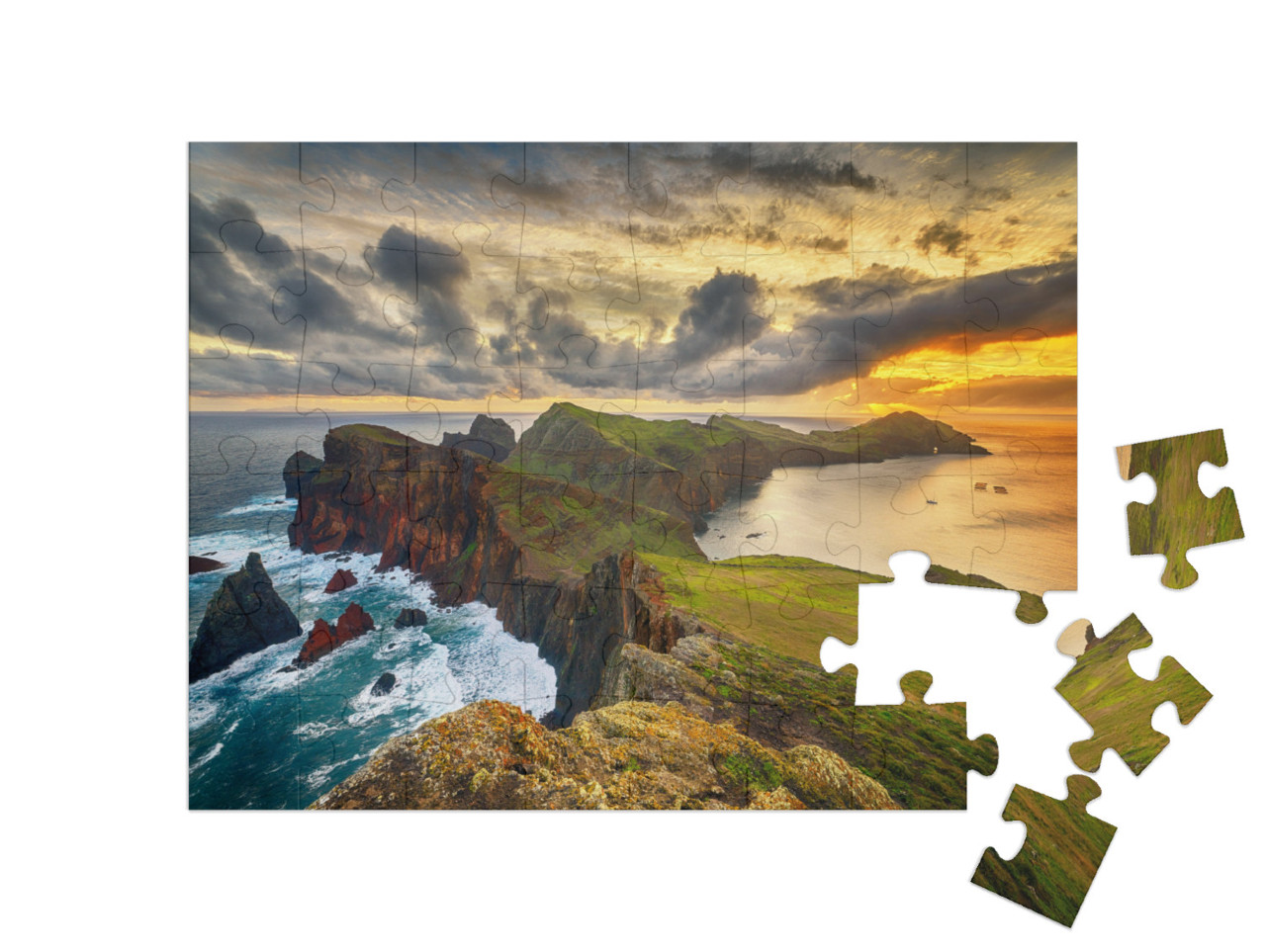 Puzzle 48 Teile „Landschaft der Insel Madeira“