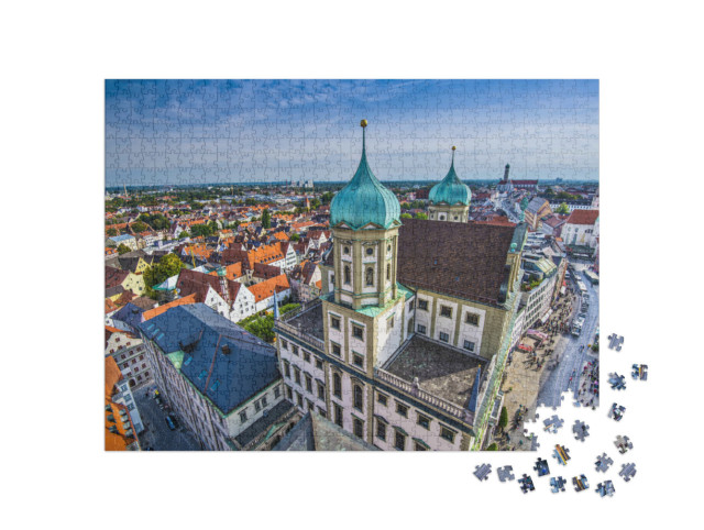 Puzzle 1000 Teile „Augsburg Deutschland altes Stadtbild“