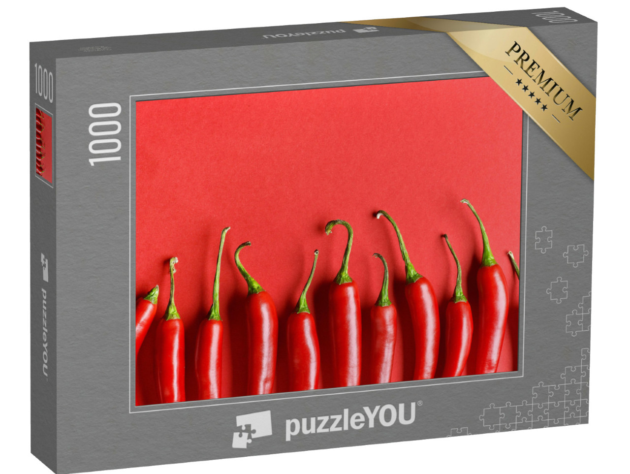 Puzzle 1000 Teile „Chilischote  “
