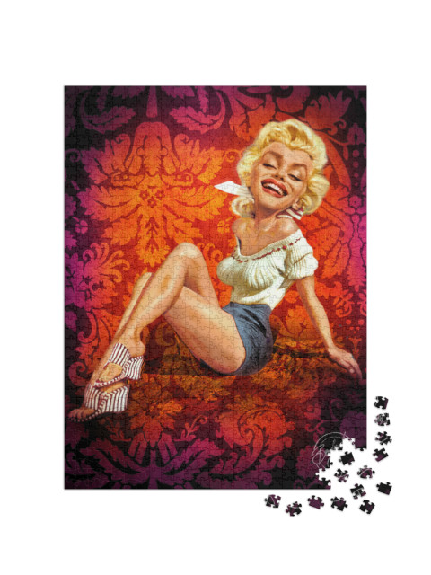 Puzzle 1000 Teile „Marylin Monroe“