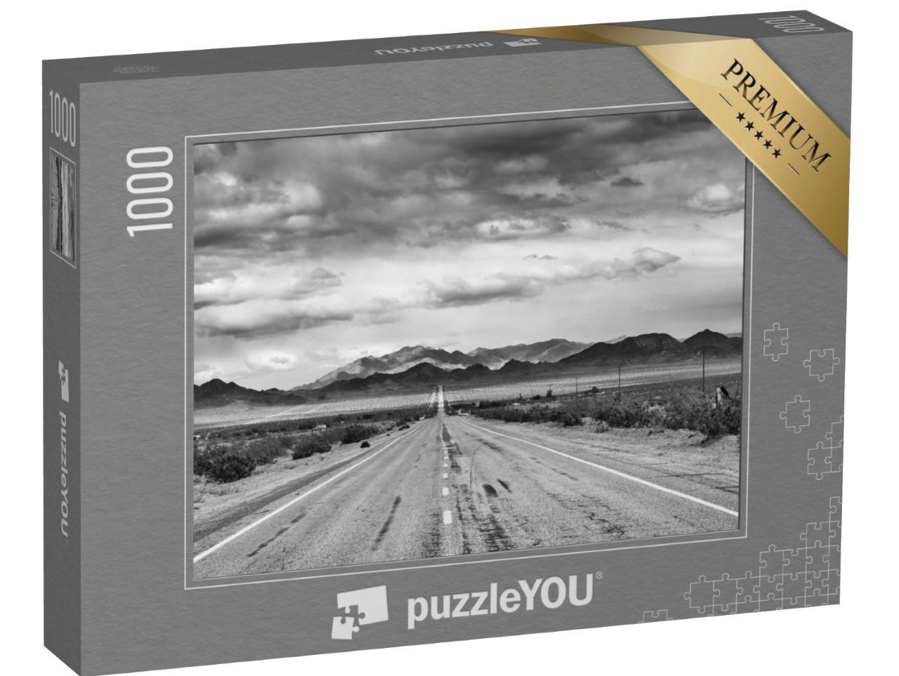 Puzzle 1000 Teile „Historische Route 66 entlang der Mojave-Wüste“