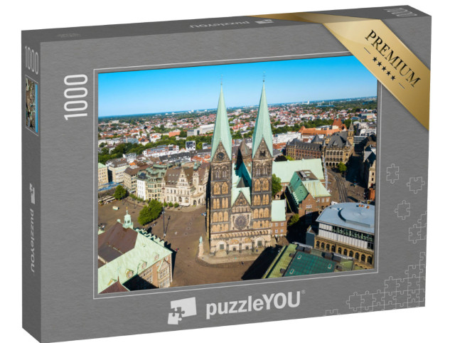 Puzzle 1000 Teile „Dom auf dem Marktplatz in Bremen“
