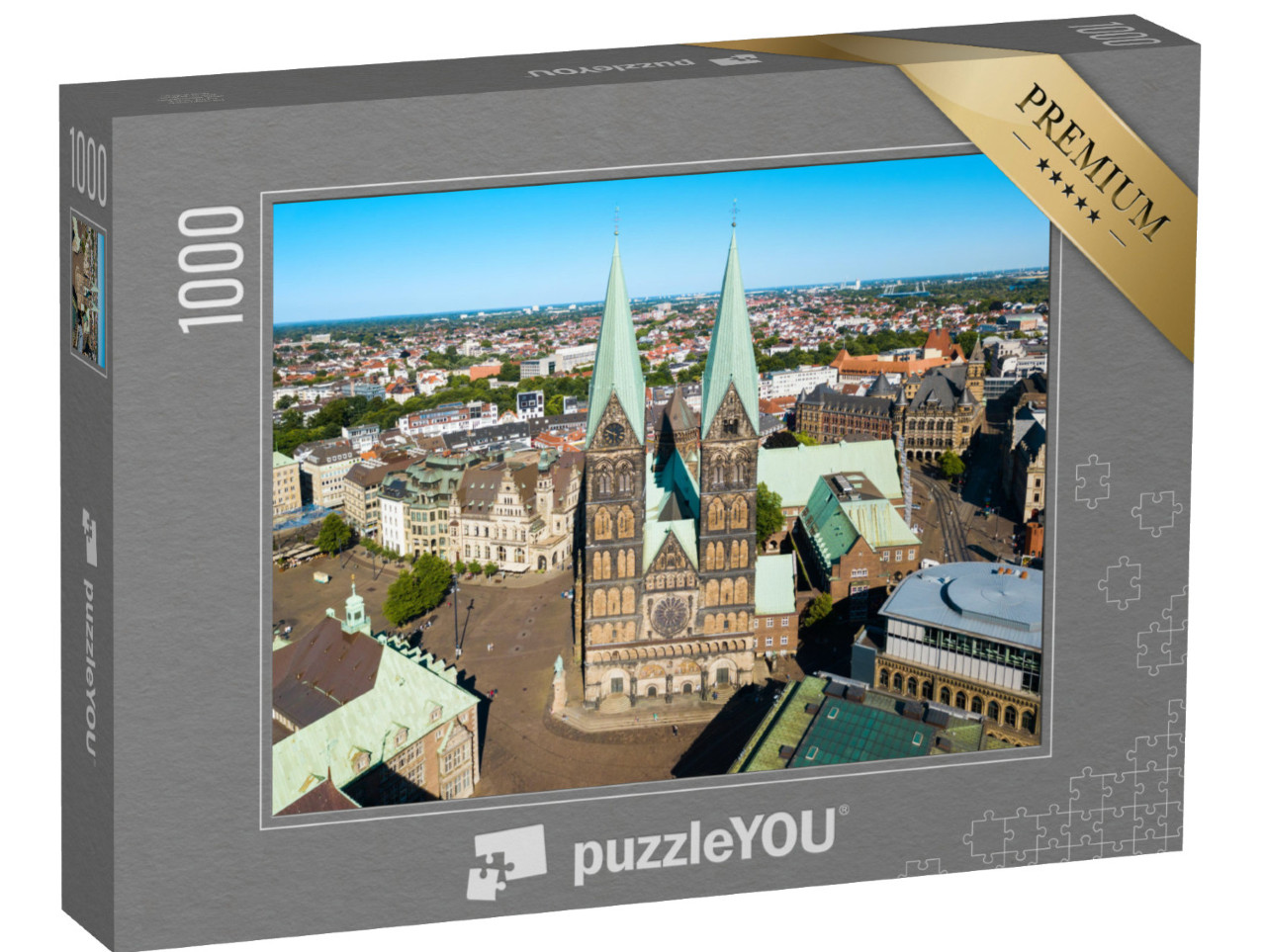 Puzzle 1000 Teile „Dom auf dem Marktplatz in Bremen“