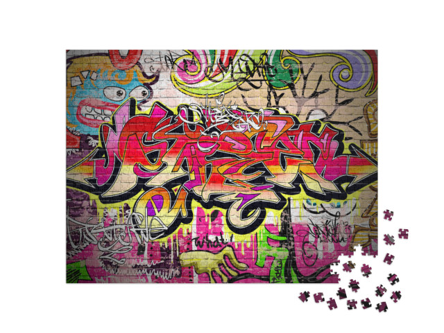 Puzzle 1000 Teile „Graffiti Art Design“
